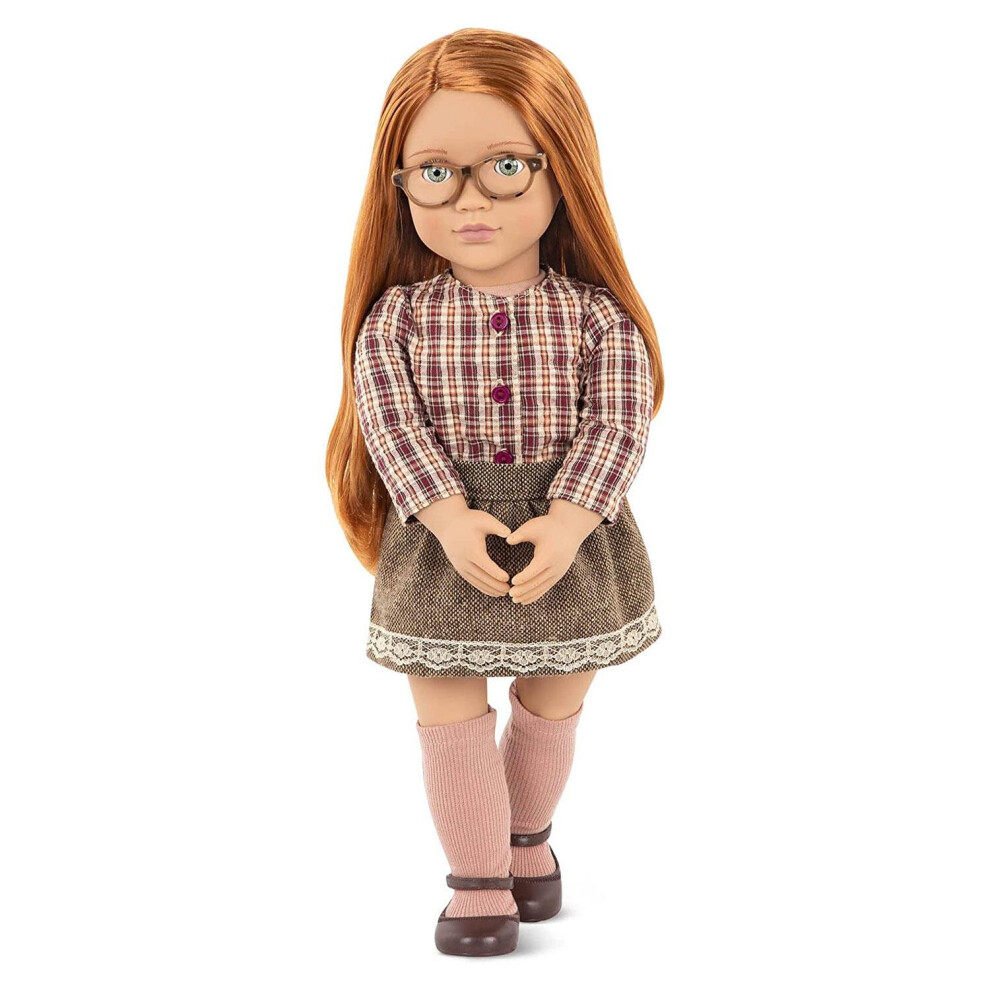 Our Generation 70.31078 April 46 cm Fashion Doll, Auburn, 18 inch