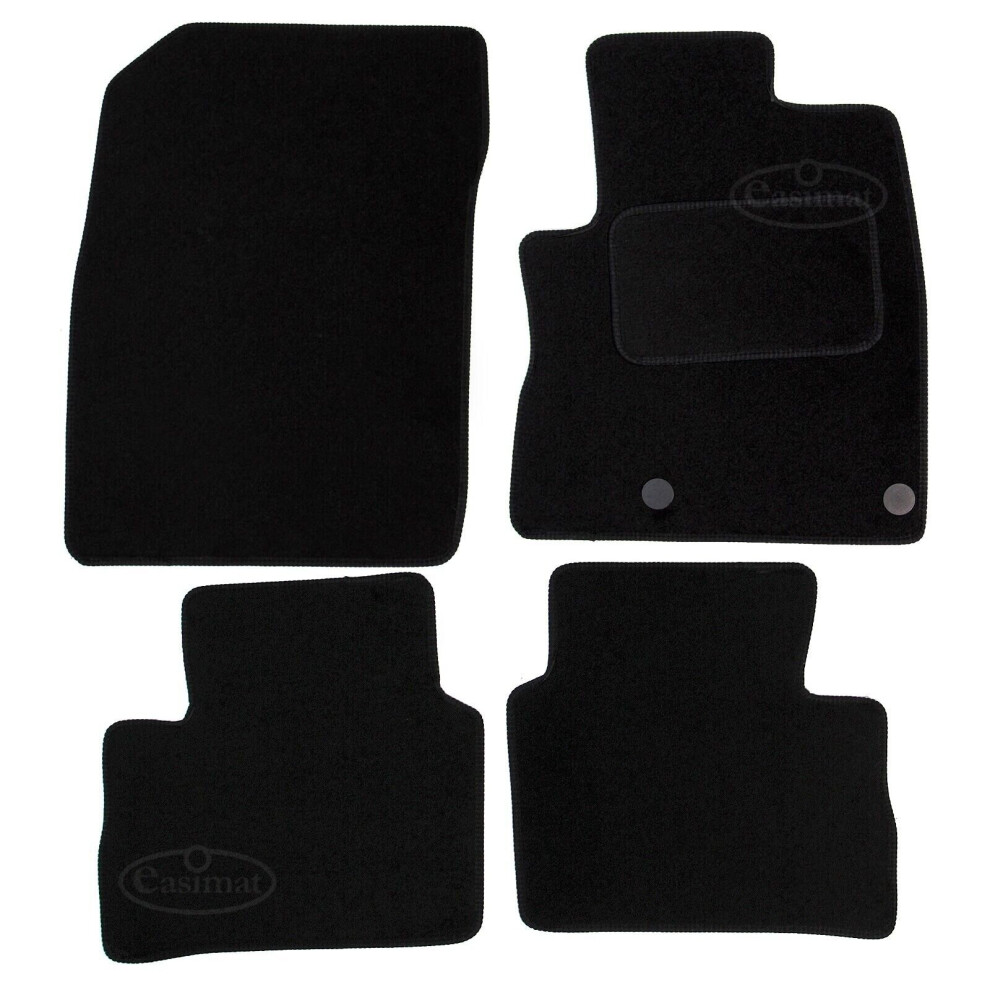 Nissan Qashqai Car Mat Tailored Carpet Mk3 2021 onwards 4pc Black