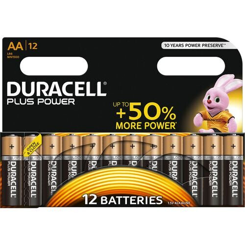 Duracell Duracell Battery Plus Power AA 12 Pieces