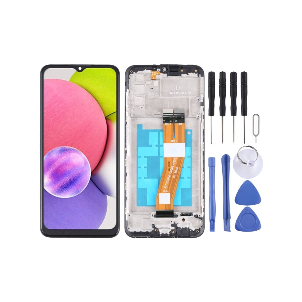 Oem Lcd Screen For Samsung Galaxy A03s Sm-A037f Digitizer Full Assembly With Frame 6945945869074