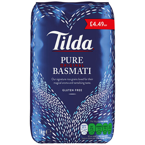 Tilda Basmati 1kg ( pack of 8 ) 2