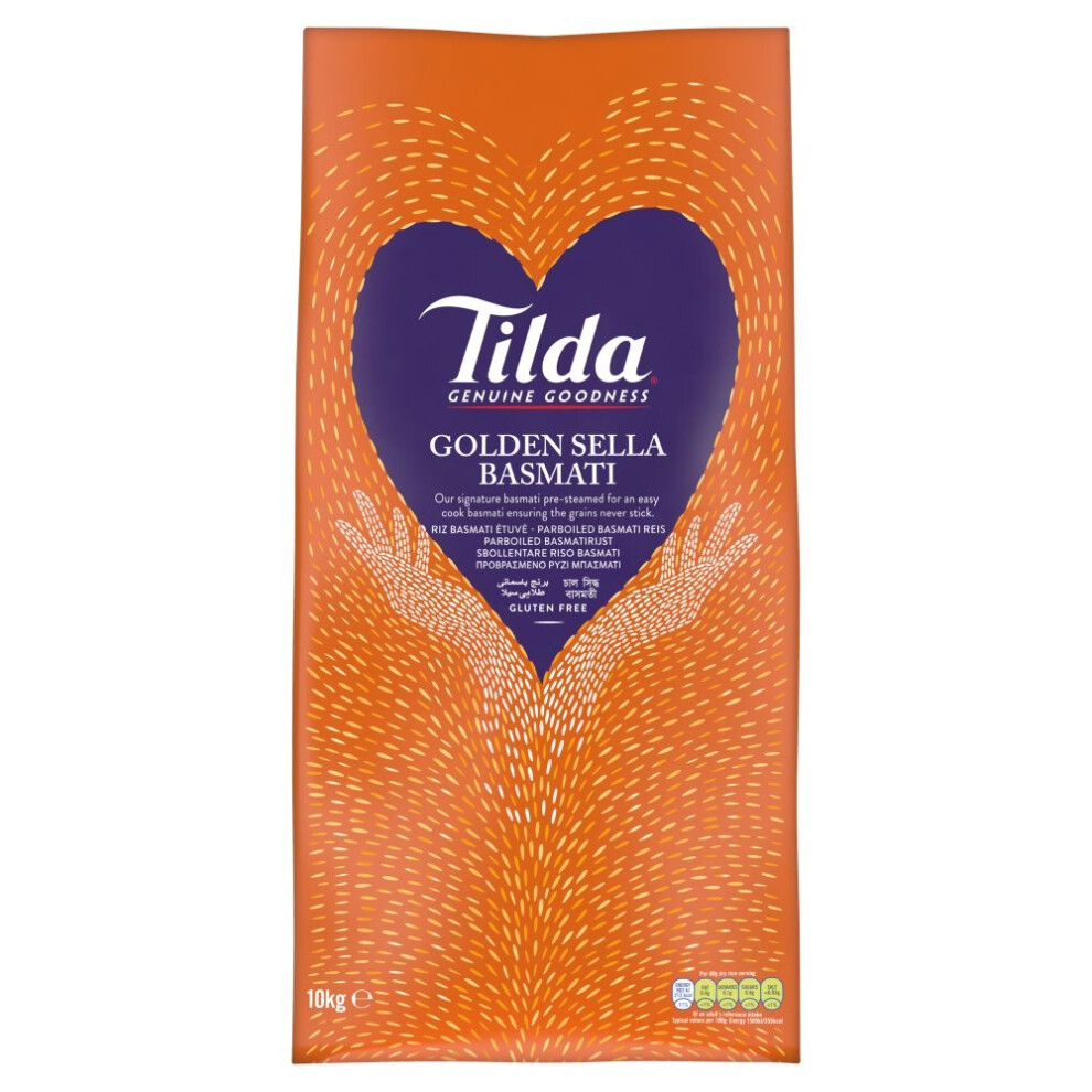 Tilda Golden Sella Basmati Rice 10kg ( pack of 1 )