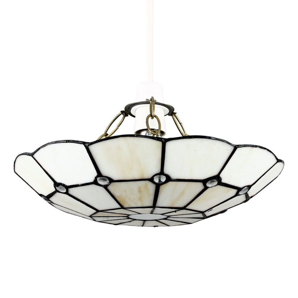Tiffany Cream Ceiling Pendant Shade