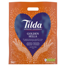 Tilda Golden Sella Basmati Rice 5kg ( pack of 1 )