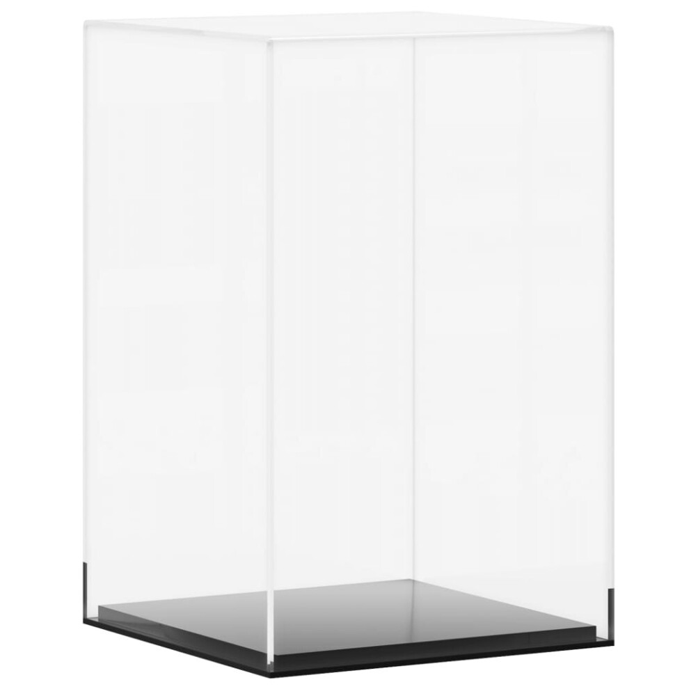 vidaXL Display Box Clear Display Case Acrylic Box Showcase Transparent Acrylic