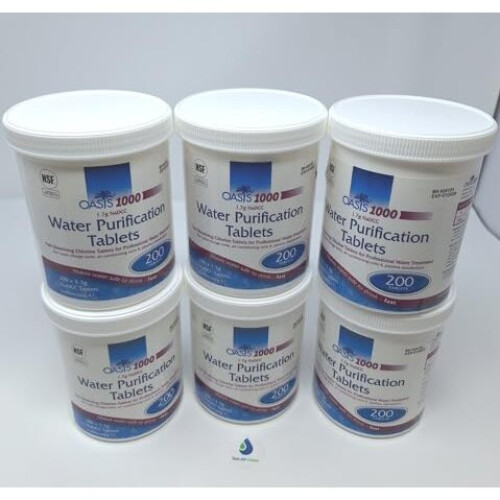 Oasis Oasis 1000 Water Purification Tablets Pack of 6