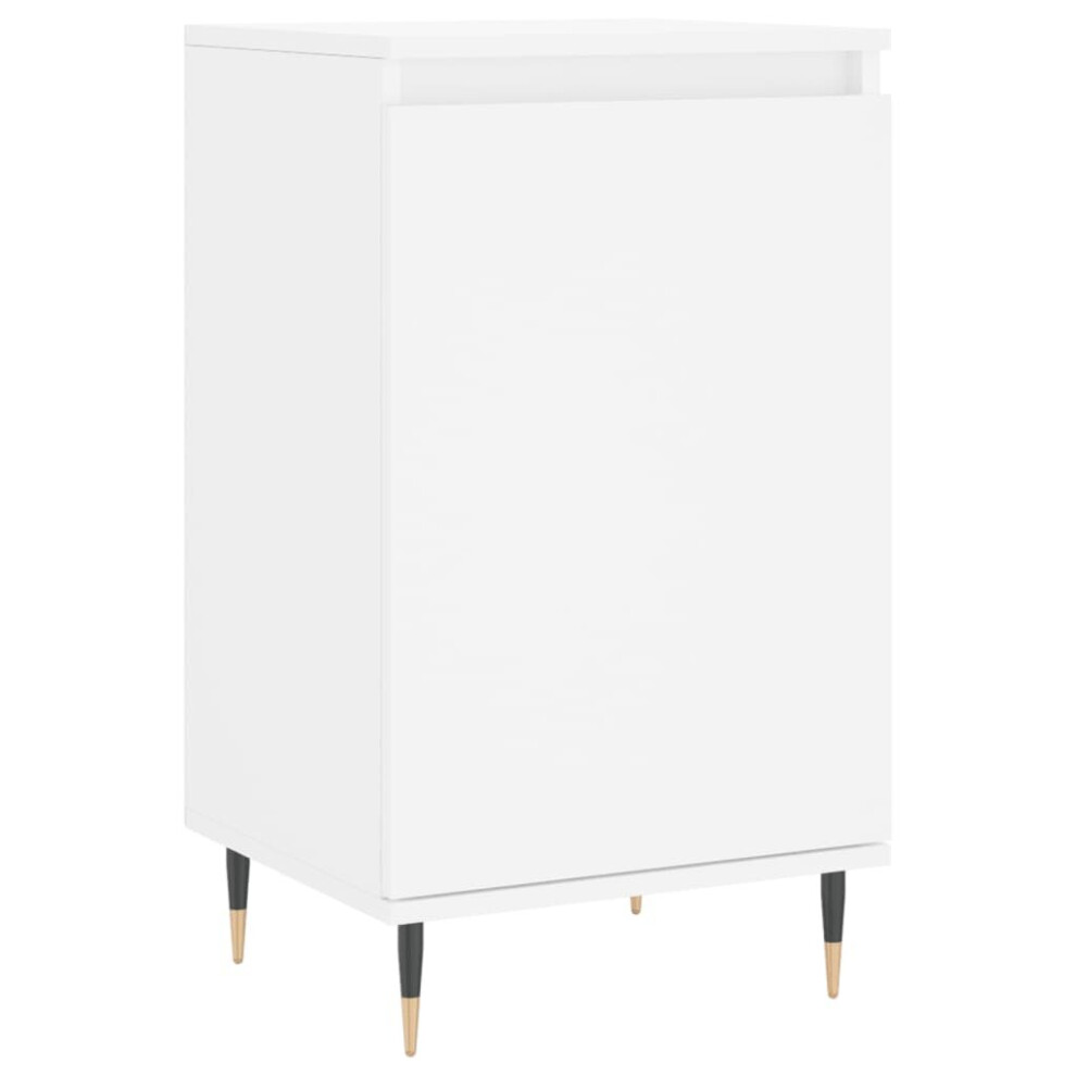 Vidaxl Sideboard Storage Cabinet Cupboard Side Cabinet White Engineered Wood