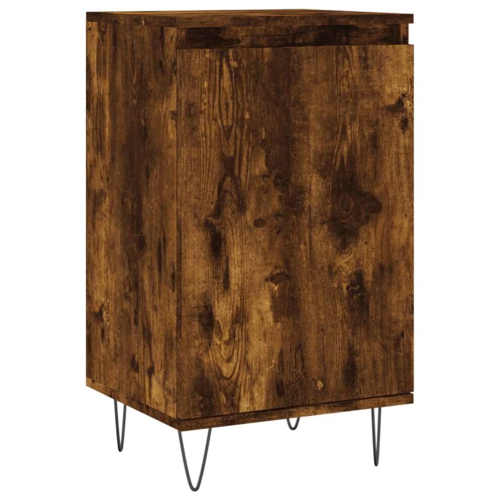 Vidaxl Sideboard Storage Side Cabinet Cupboard Smoked Oak Engineered Wood
