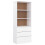 VidaXL (white) vidaXL Bookcase Book Shelf Display Cabinet with Drawers ALTA Solid Wood Pine 2