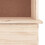 VidaXL (brown) vidaXL Bookcase Book Shelf Display Cabinet with Drawers ALTA Solid Wood Pine 7