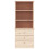 VidaXL (brown) vidaXL Bookcase Book Shelf Display Cabinet with Drawers ALTA Solid Wood Pine 3