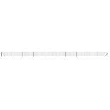 vidaXL Maschendrahtzaun mit Bodenhülsen Anthrazit 1,1x25 m