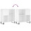 VidaXL vidaXL Record Cabinet Record Storage Cabinet Sideboard White Engineered Wood 7