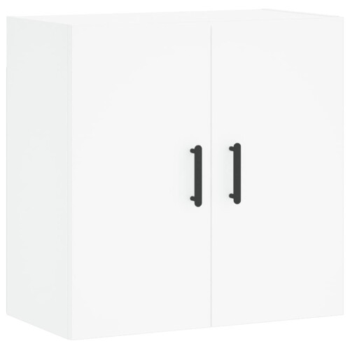 vidaXL Wall Cabinet - White Engineered Wood, 60x31x60 cm, Wall-Mounted Storage & Display Cabinet