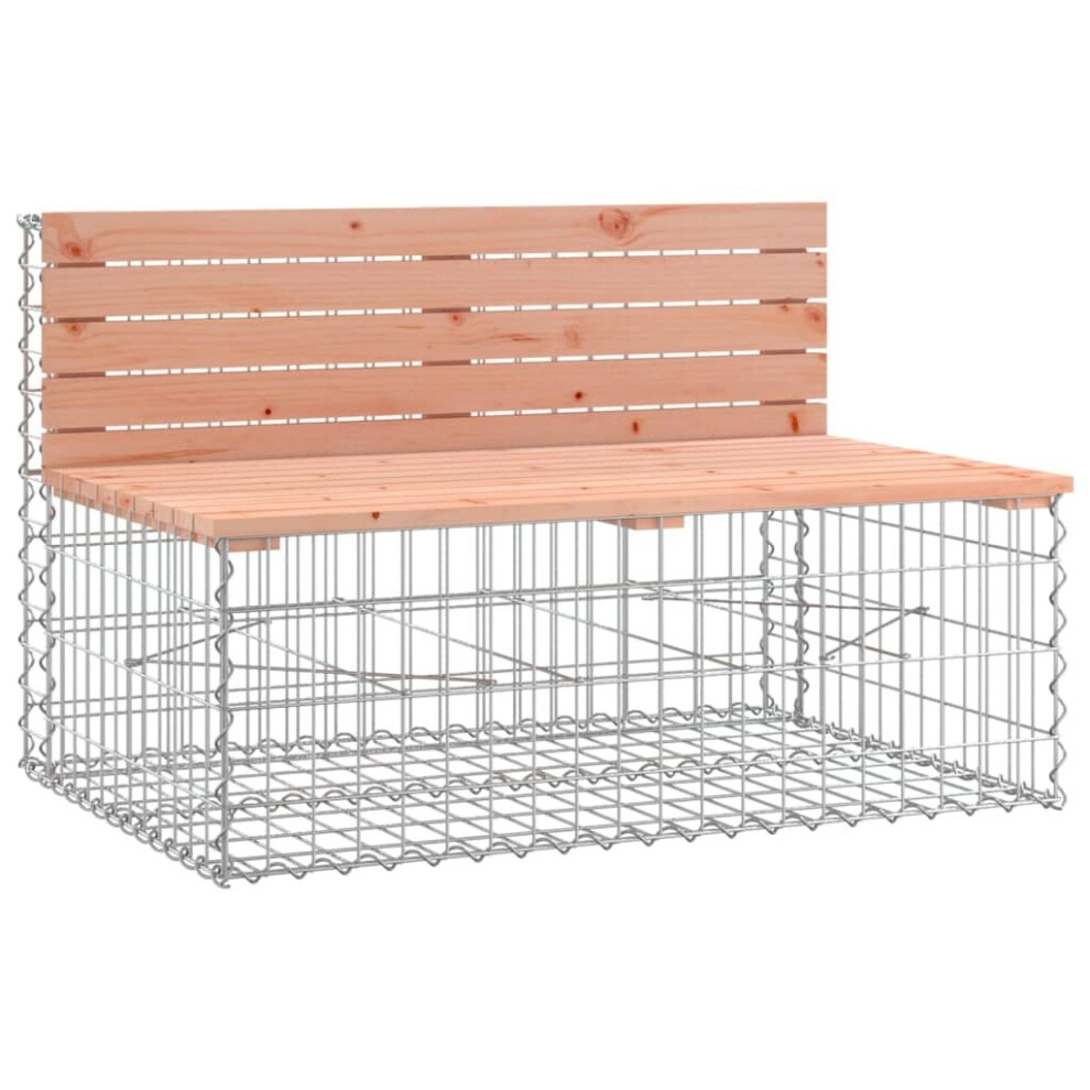 Vidaxl (, 103 X 70 X 65 Cm) Garden Bench Outdoor Park Bench Gabion Design Impregnated Wood Pine Brown