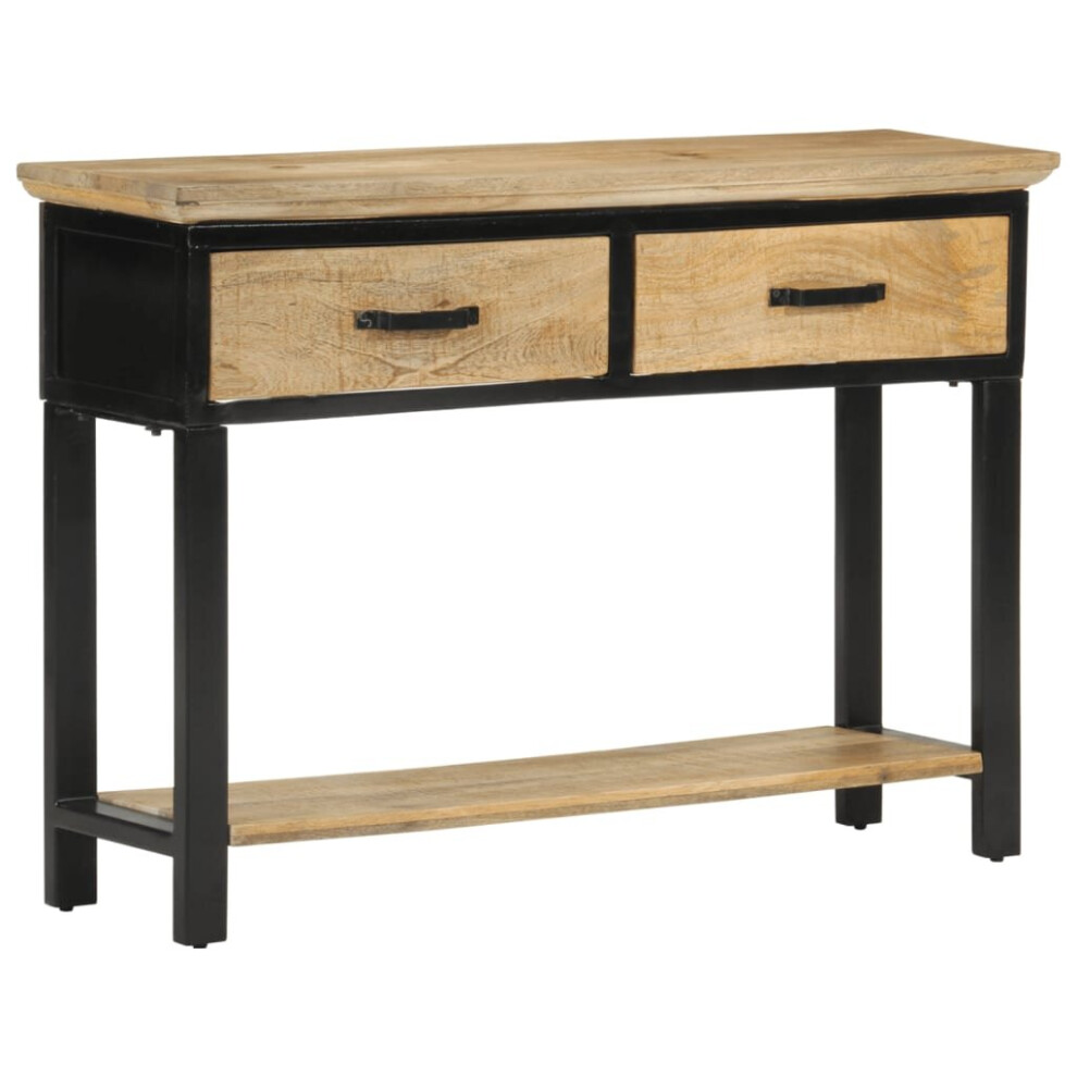 Vidaxl Console Table Side Table Sofa Table Hall Table Solid Rough Wood Mango