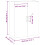 VidaXL (white) vidaXL Wall Mounted Cabinet Display Cabinet High Gloss White Engineered Wood 4