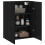 VidaXL (black) vidaXL Wall Mounted Cabinet Display Cabinet High Gloss White Engineered Wood 5