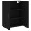 VidaXL (black) vidaXL Wall Mounted Cabinet Display Cabinet High Gloss White Engineered Wood 6