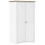 VidaXL vidaXL Wardrobe Closet Clothes Storage BODO White and Brown Solid Wood Pine 2