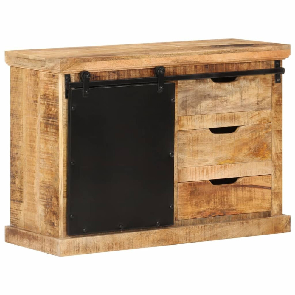 Vidaxl Sideboard Storage Cabinet Cupboard Side Cabinet Solid Rough Wood Mango