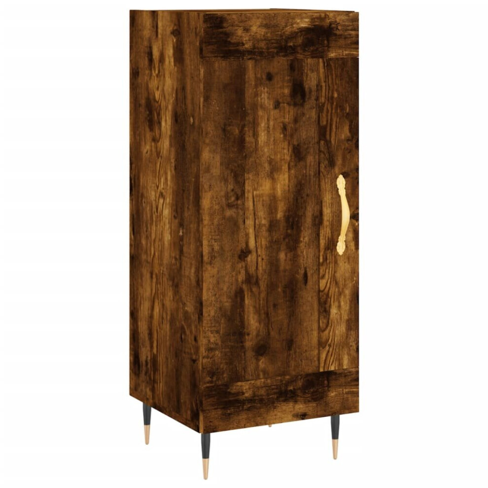 Vidaxl Sideboard Cabinet Storage Cabinet Cupboard Smoked Oak Engineered Wood