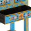 VidaXL vidaXL Sideboard Kitchen Storage Cabinet Cupboard Turquoise Solid Wood Mango 7