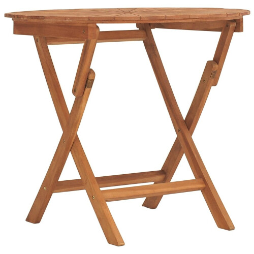 VidaXL vidaXL Folding Garden Table Dining Table Coffee Tea Table Solid Teak Wood