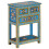 VidaXL vidaXL Sideboard Kitchen Storage Cabinet Cupboard Turquoise Solid Wood Mango 1