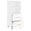 VidaXL vidaXL Sideboard Storage Cabinet Cupboard High Gloss White Engineered Wood 5