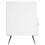 VidaXL (white, 2 pcs) vidaXL Bedside Cabinet Bed Table Nightstand Side Table Black Engineered Wood 7