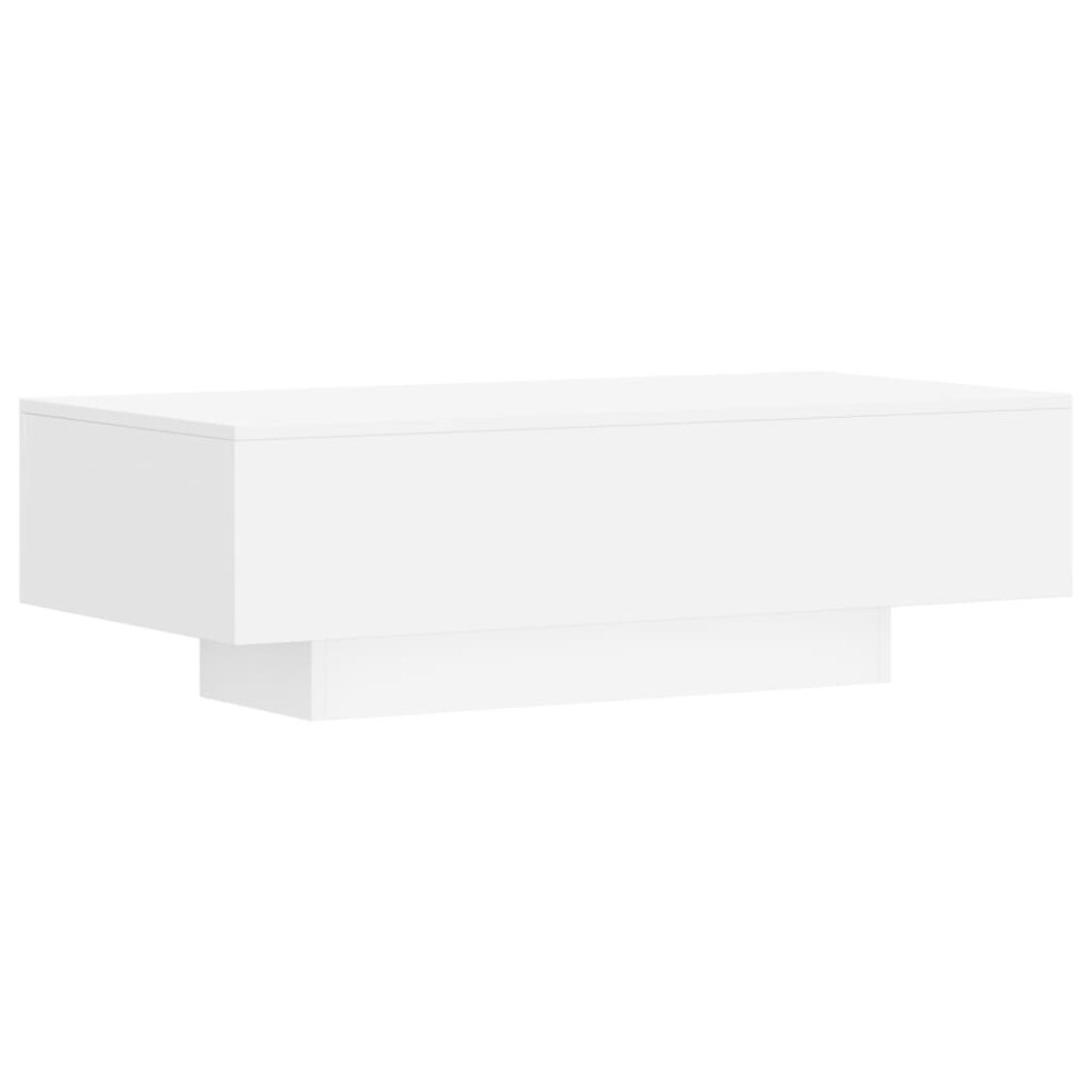 Vidaxl Coffee Table Tea Side Table Sofa Couch Table White Engineered Wood
