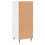 VidaXL vidaXL Sideboard Storage Cabinet Cupboard High Gloss White Engineered Wood 8