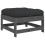 VidaXL vidaXL Garden Footstools Footrest with Cushions 2 pcs Grey Solid Wood Pine 7
