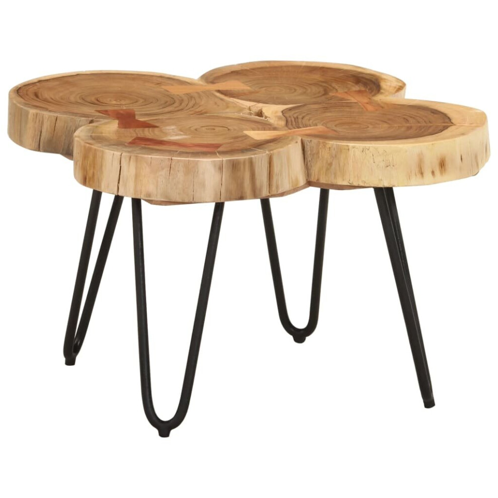 (52 x 50 x 36 cm) vidaXL Coffee Table Side Table 4 Trunks Wooden Desk Home Solid Sheesham Wood