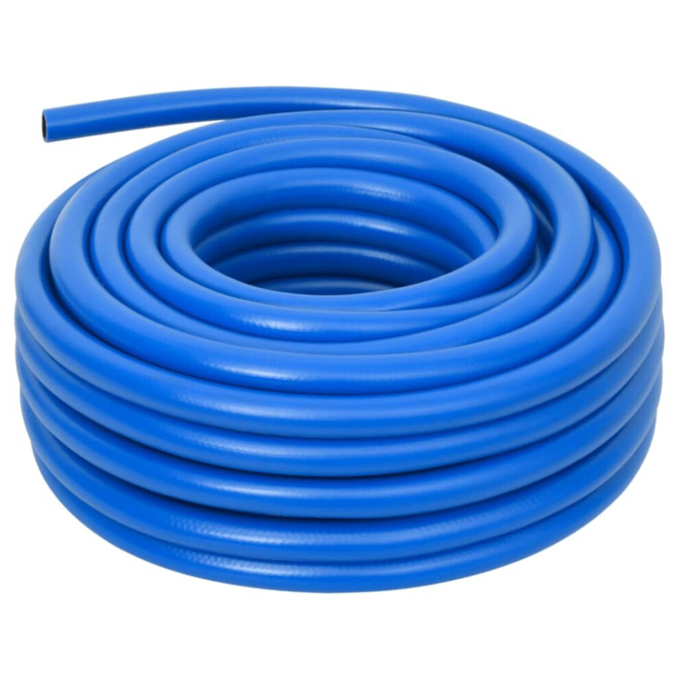 (without accessories, 0.7"/50 m) vidaXL Air Hose Pneumatic Hose Pipe Air Compressor Hose Air Line Blue PVC