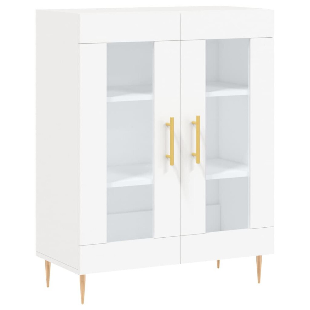 vidaXL Sideboard Storage Cabinet Cupboard Side Cabinet White Engineered Wood