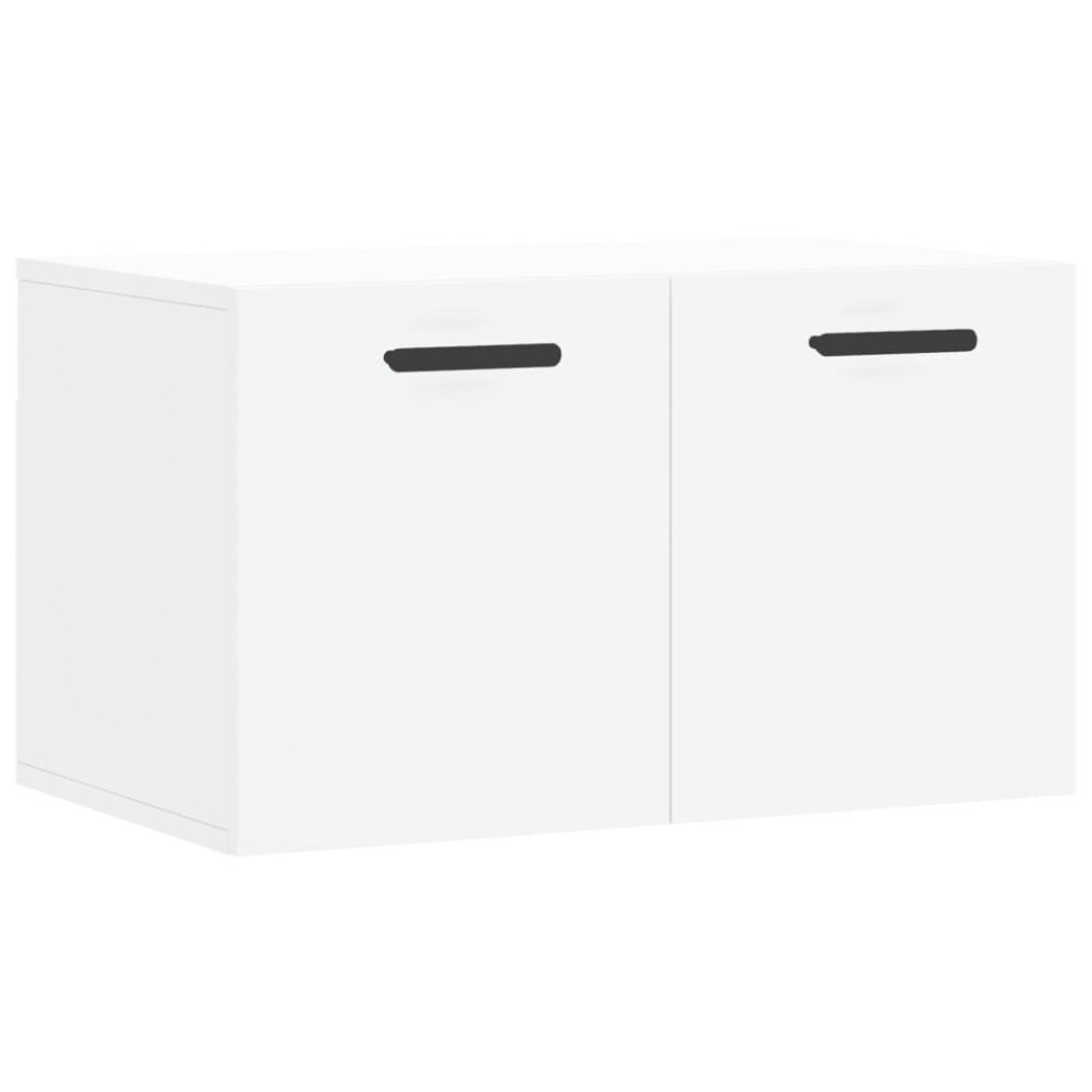 (white, 60 x 36.5 x 35 cm) vidaXL Wall Cabinet Storage Cabinet Display Cabinet White Engineered Wood