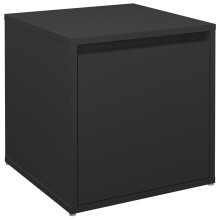 vidaXL Box Drawer Storage Box Storage Case File Cabinet Black Engineered Wood