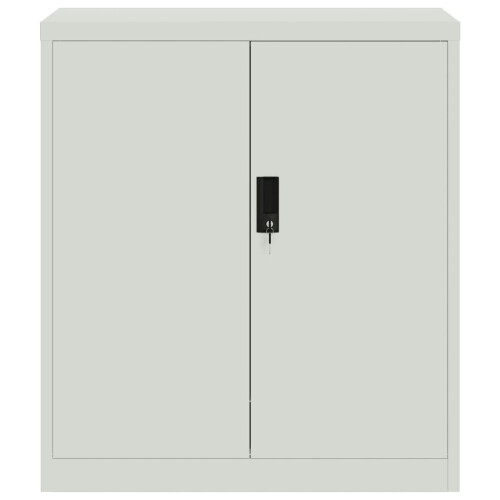 VidaXL vidaXL Aktenschrank Hellgrau 79x40x90 cm Stahl 1