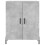 VidaXL (concrete grey, 2 doors) vidaXL Highboard Sideboard Storage Cabinet Home Side Cabinet Engineered Wood 8