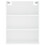 VidaXL (white, 2 doors) vidaXL Highboard Sideboard Storage Cabinet Home Side Cabinet Engineered Wood 6