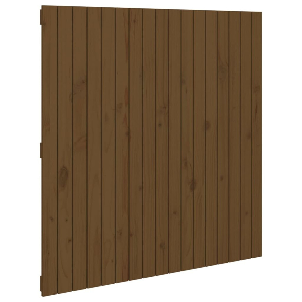 Vidaxl (Honey Brown, 108 X 3 X 110 Cm) Solid Wood Pine Wall Headboard Bed Header Multi Colours Multi Sizes