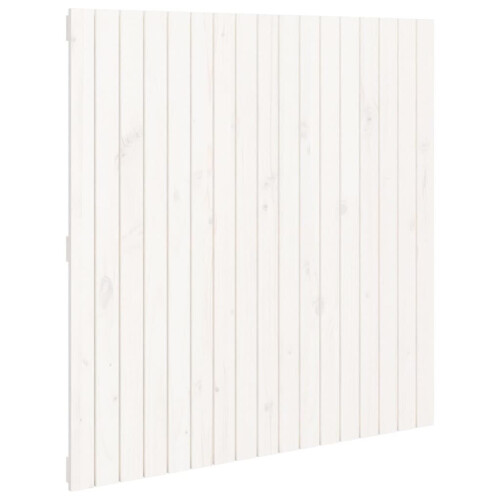VidaXL (white, 108 x 3 x 110 cm) vidaXL Solid Wood Pine Wall Headboard Bed Header Multi Colours Multi Sizes