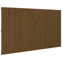 (honey brown, 204 x 3 x 110 cm) vidaXL Solid Wood Pine Wall Headboard Bed Header Multi Colours Multi Sizes