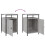 VidaXL vidaXL Bedside Cabinets Side Table Bedstand 2 pcs Grey Sonoma Engineered Wood 10
