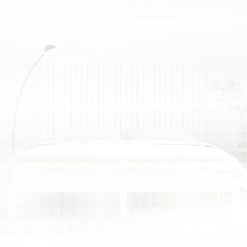 VidaXL (white, 185 x 3 x 110 cm) vidaXL Solid Wood Pine Wall Headboard Bed Header Multi Colours Multi Sizes 2