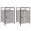 VidaXL vidaXL Bedside Cabinets Side Table Bedstand 2 pcs Grey Sonoma Engineered Wood 2