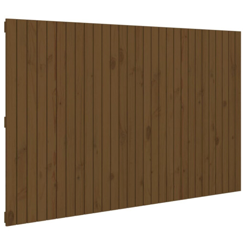 VidaXL (honey brown, 185 x 3 x 110 cm) vidaXL Solid Wood Pine Wall Headboard Bed Header Multi Colours Multi Sizes 1