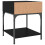 VidaXL vidaXL Bedside Tables Bedside Cabinet Side Table 2 pcs Black Engineered Wood 7
